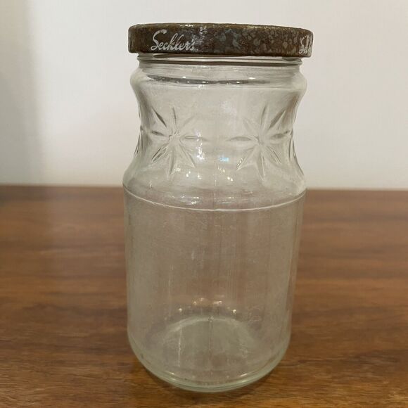 Vintage Starburst Jar Jelly Relish - Picture 1 of 6